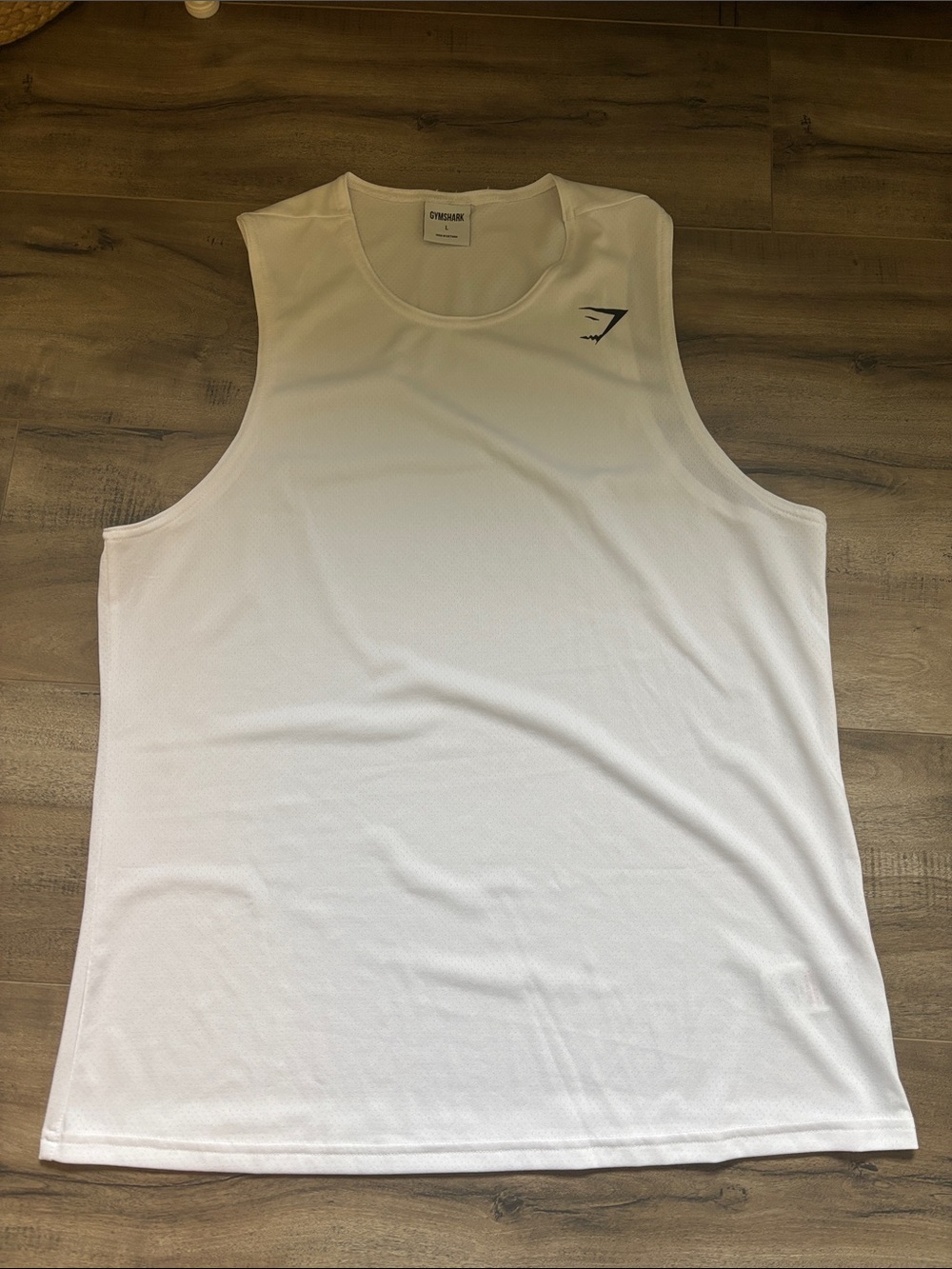 Gymshark White Men’s Athletic Muscle Tank
